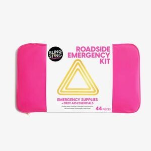 Bling Sting large Roadside Emergency Kit - Hot Pink